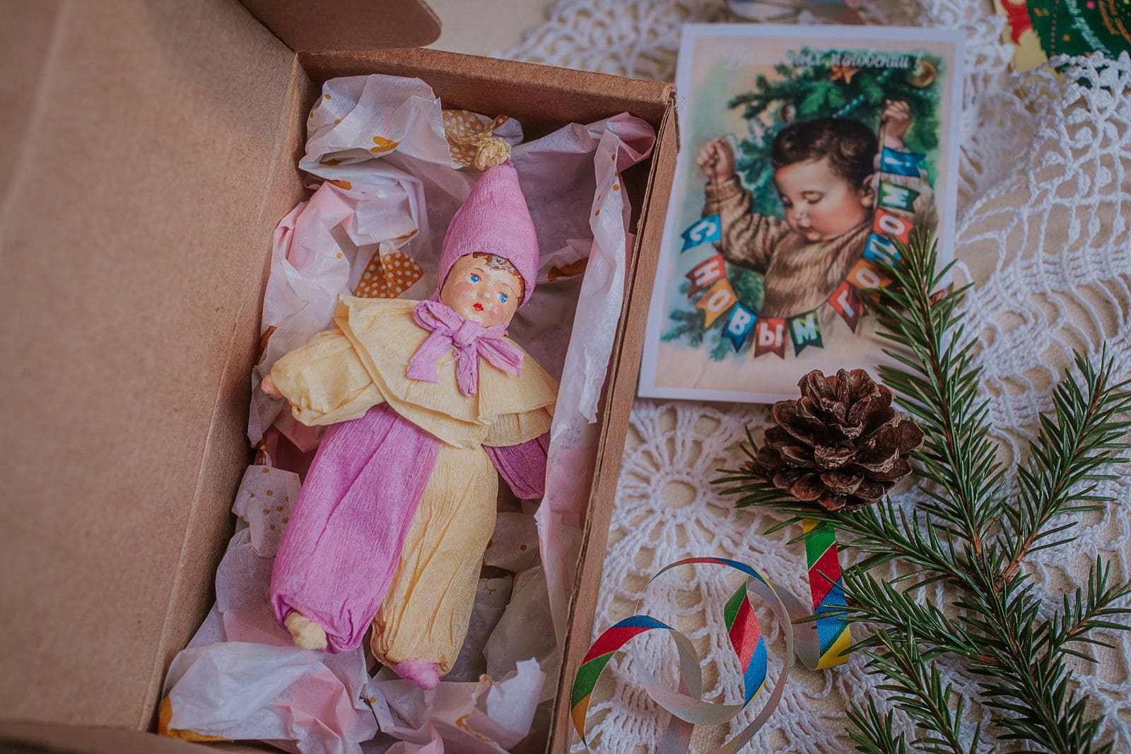 Вдохновение для праздника ватные елочные игрушки